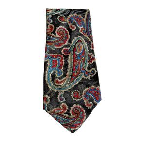 Men's Paisley Tie 3-3/4" x 60" Traditional Style by Prologue Made‎ in USA
